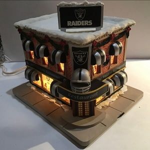 Oakland Raiders Village collection collectibles